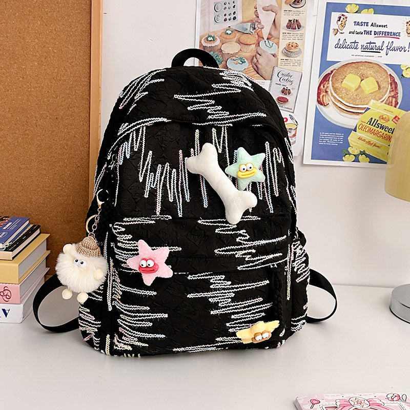 Abstract Patterned Backpack Kalsten