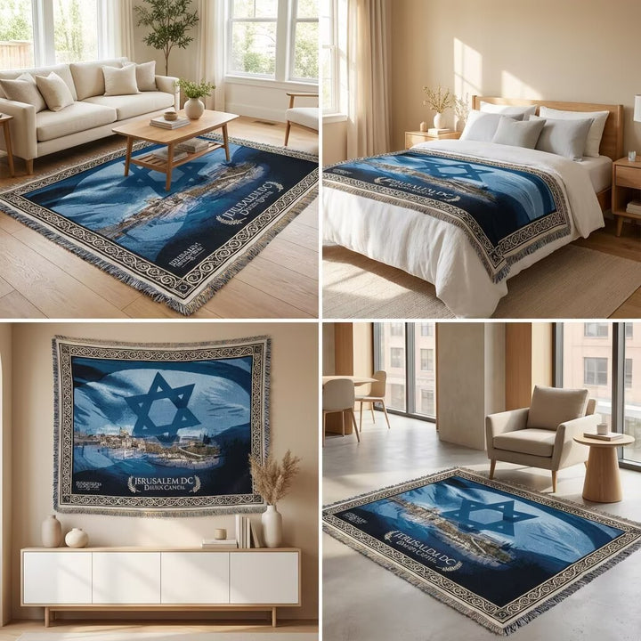 Ornate Decorative Tapestry Blanket