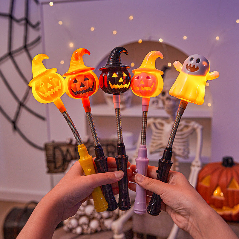 Creative Halloween Deco Candle with Pumpkin Motif Kalsten