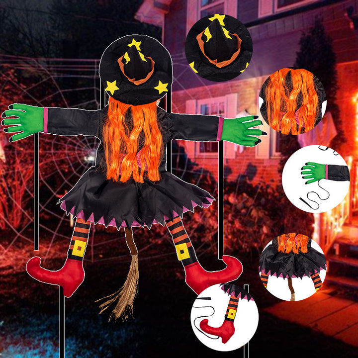 Outdoor Hanging Witch Decoration Kalsten