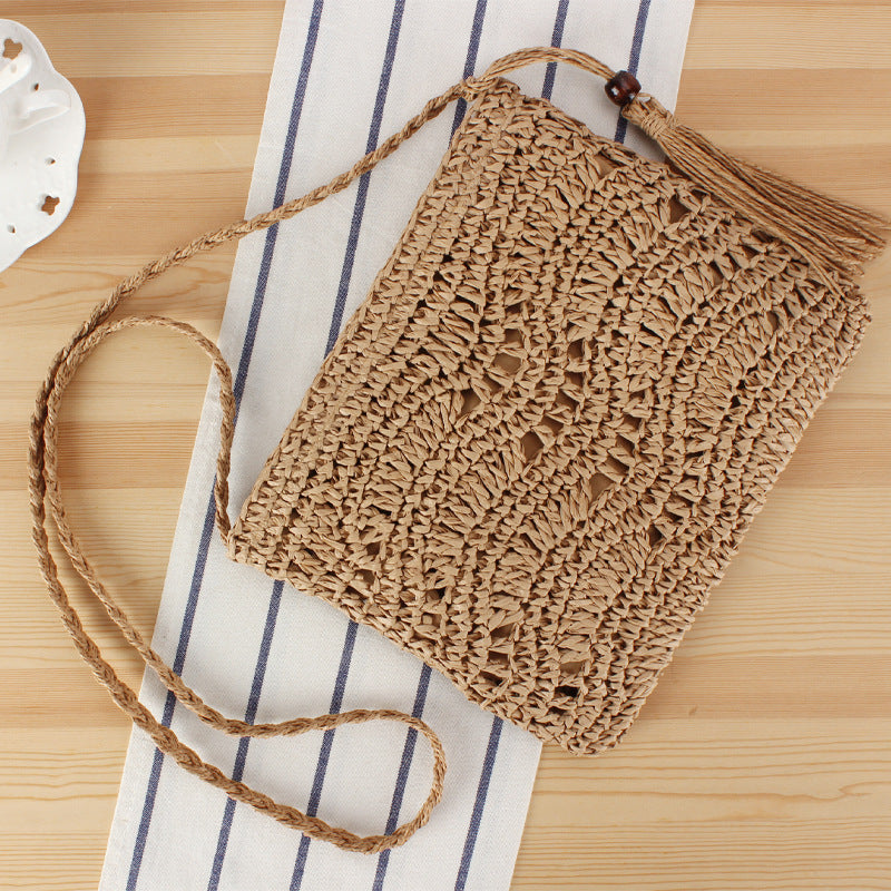 Handmade shoulder bag with elegant pattern mix Kalsten
