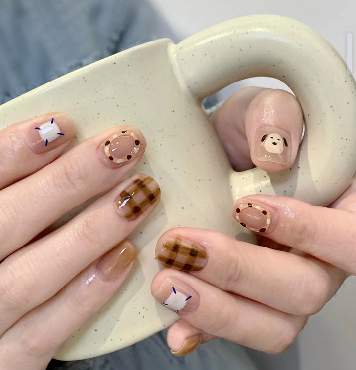 Creative Cartoon-Themed Press-On Nails Kalsten