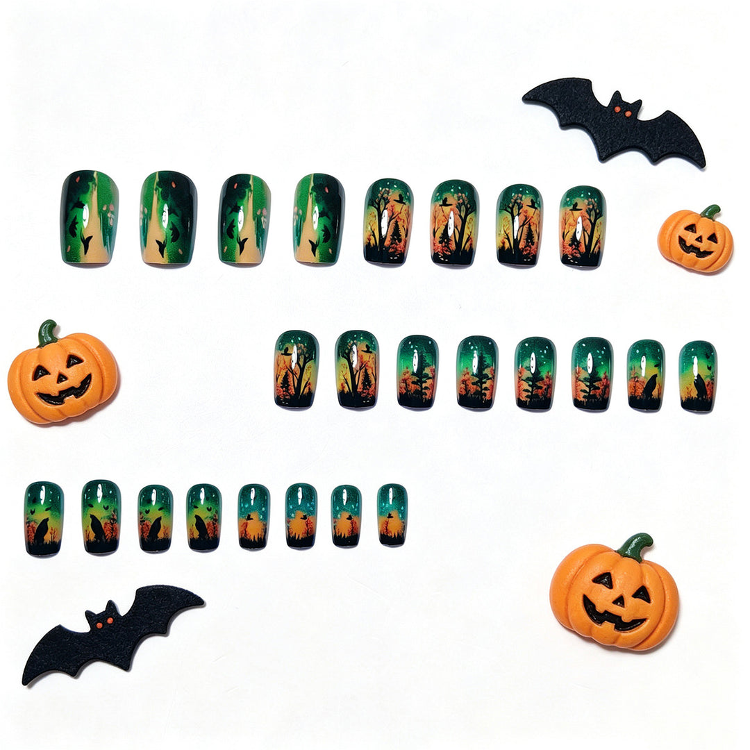 Creative Art Nails with Fascinating Forest and Mushroom Designs Kalsten