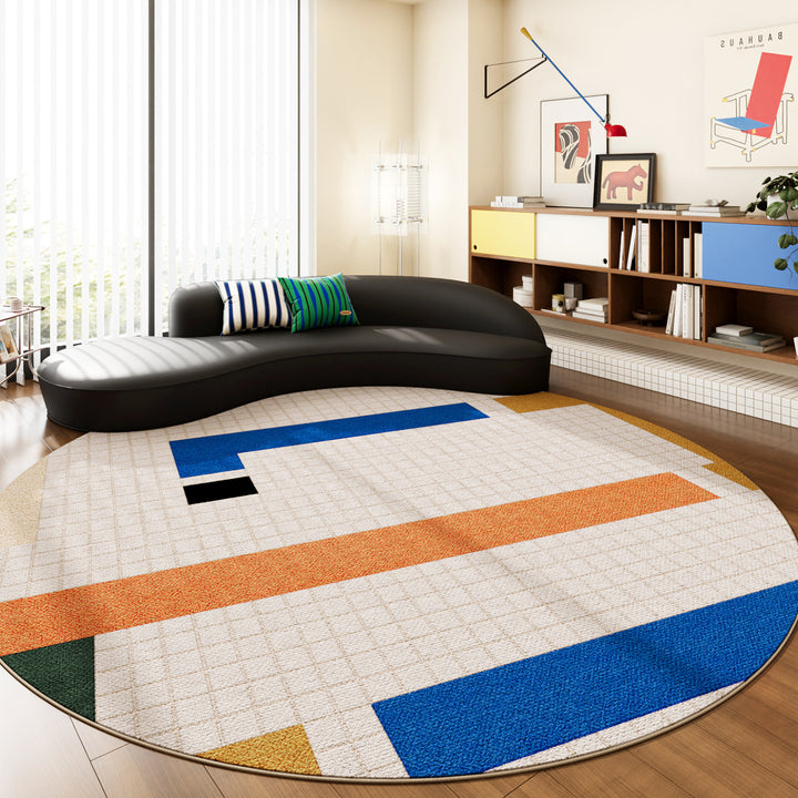 Circular Woven Area Rug