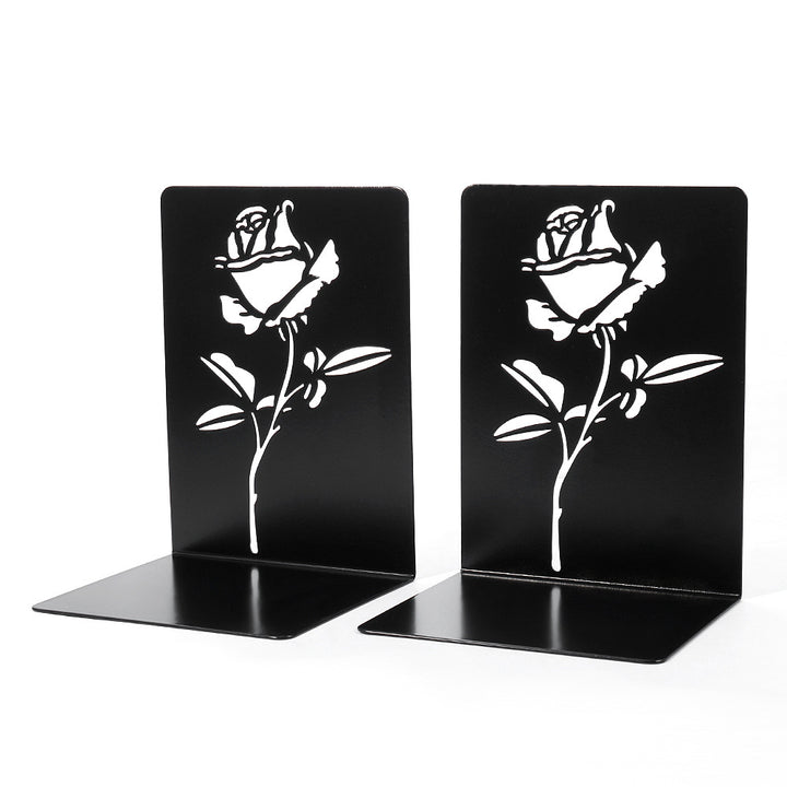 Floral-Themed Decorative Bookends