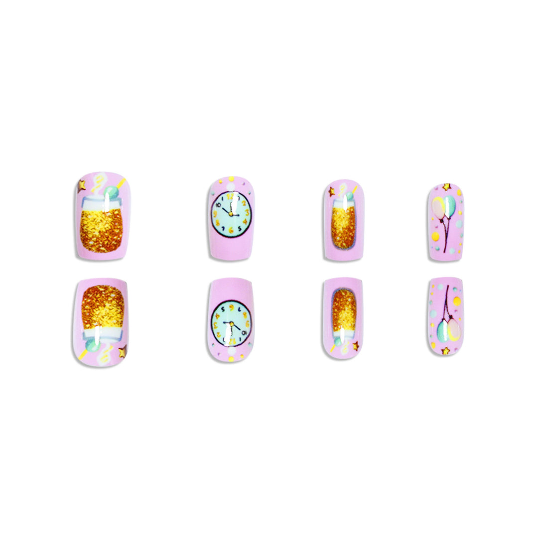 Festive Celebration Press-On Nail Art Kalsten