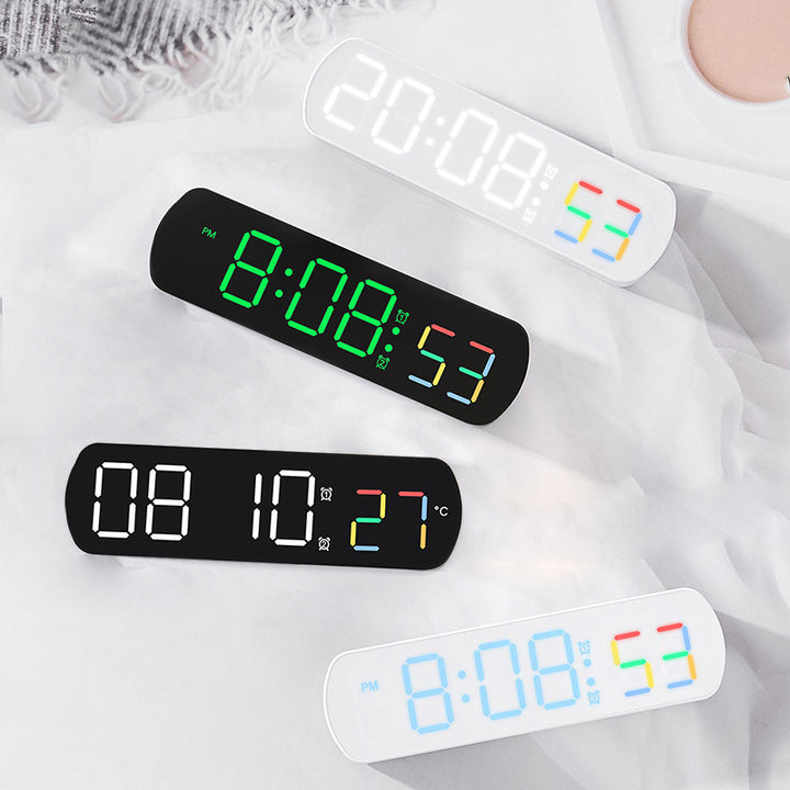 Digital Alarm Clock with Large LED Display and Temperature Display Kalsten