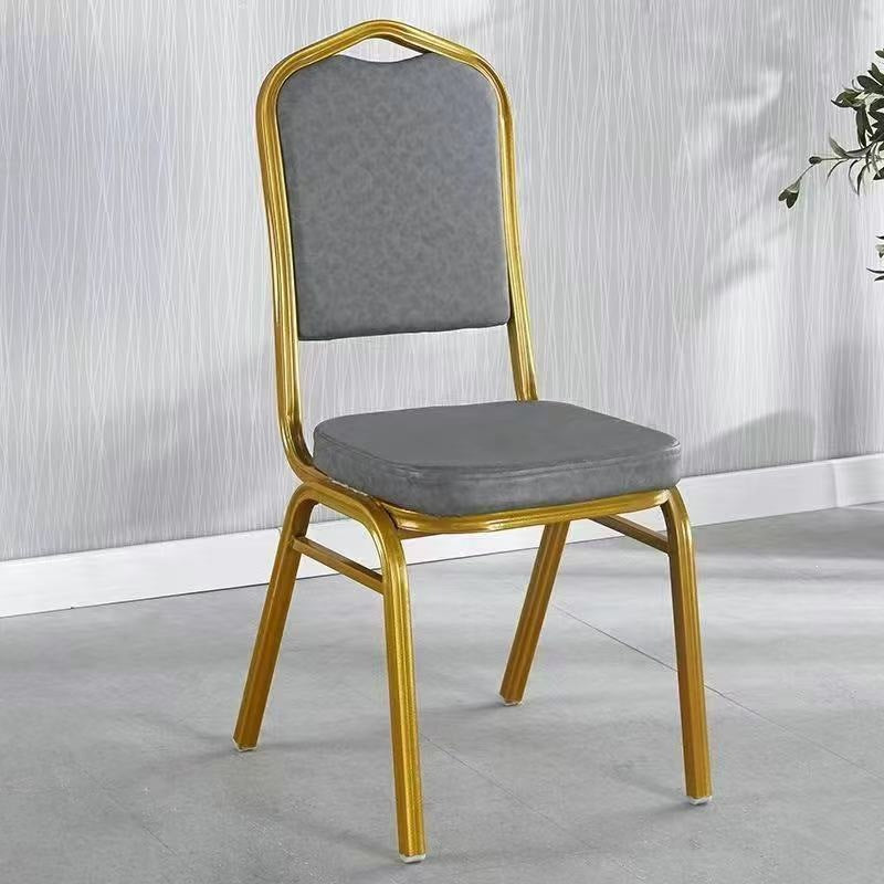 Elegant Upholstered Dining Chair with Gold Frame Kalsten