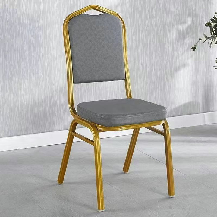 Elegant Upholstered Dining Chair with Gold Frame Kalsten