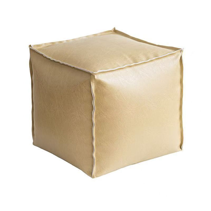 Ladies Comfortable Seat Pouf made of high-quality Faux Leather Kalsten