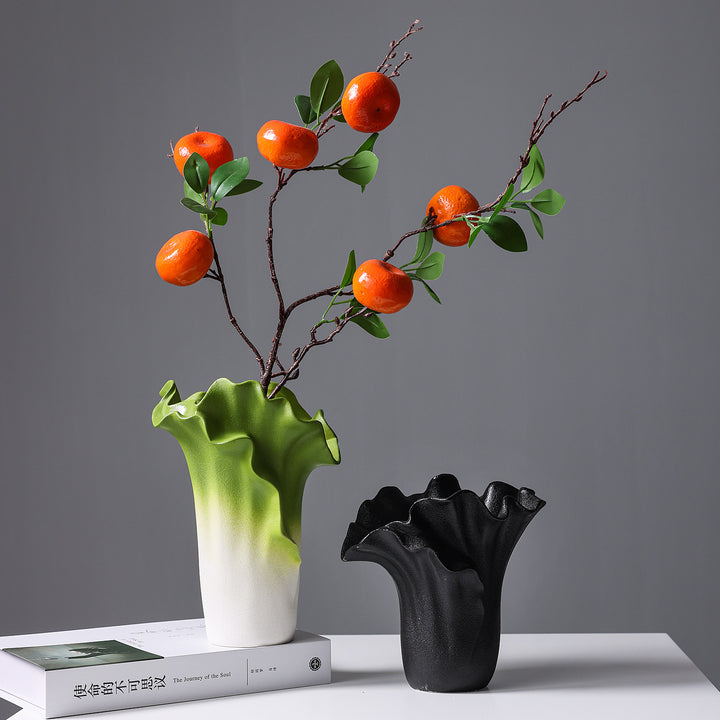 Artistic Ceramic Wave Vase