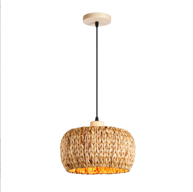 Hanging light made of braided material Kalsten