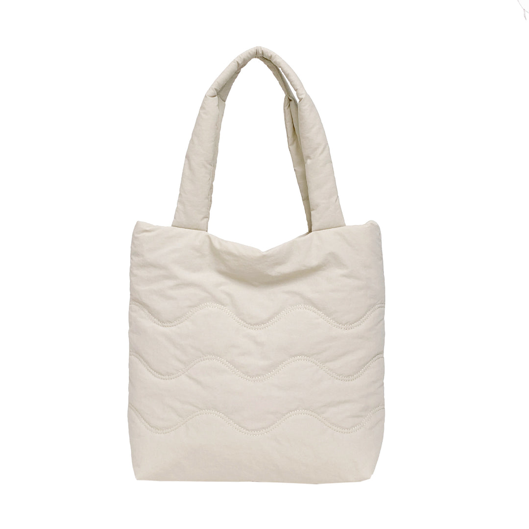 Padded shoulder bag with wave design Kalsten
