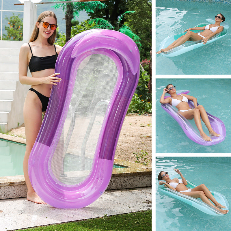 Women Inflatable Lounge Chair with Breathable Mesh Surface Kalsten