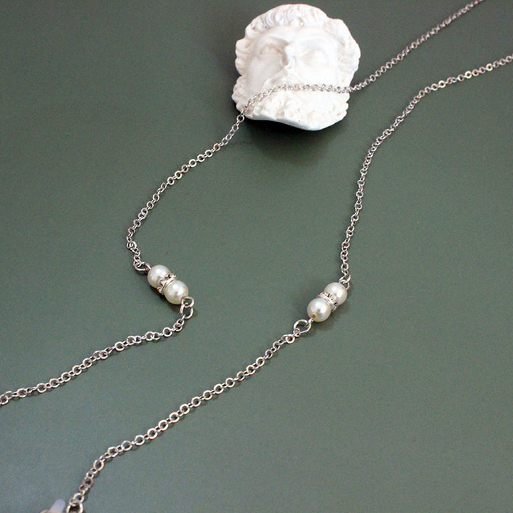 Elegant pearl necklace with adjustable design Kalsten