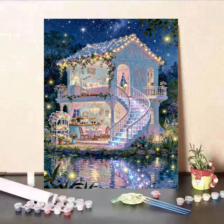 Fairy Tale Dream House Canvas Art Kit Kalsten