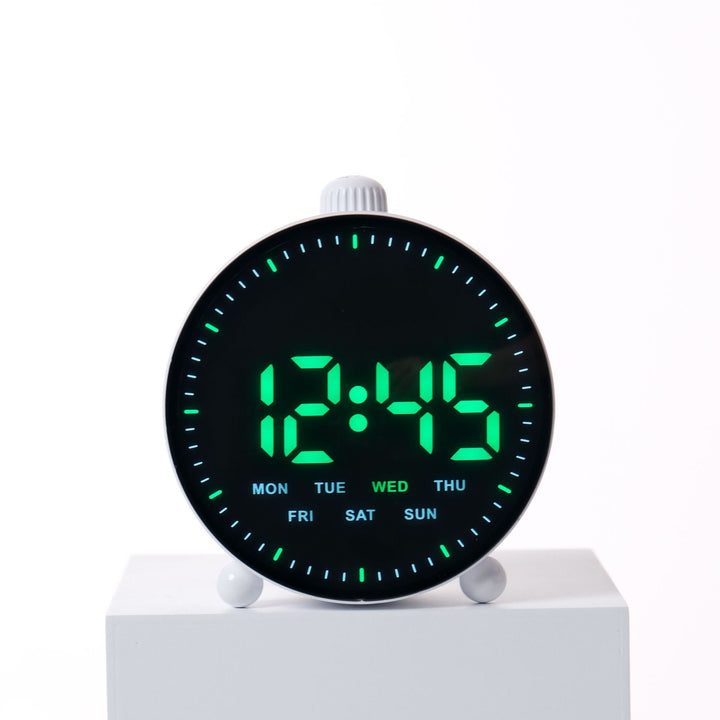 Digital desk clock with LED display and date Kalsten