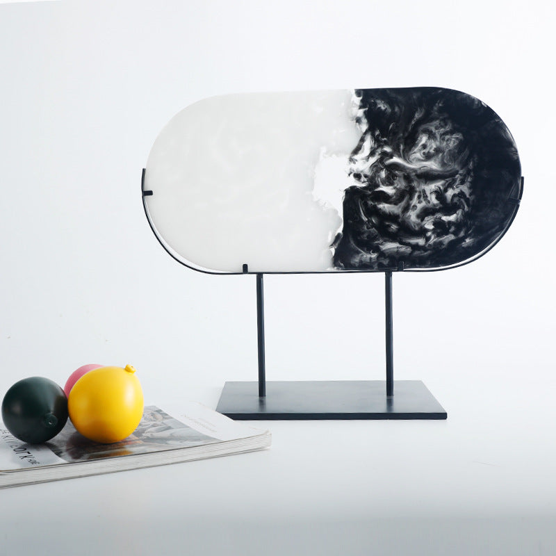 Abstract Decorative Resin Sculpture