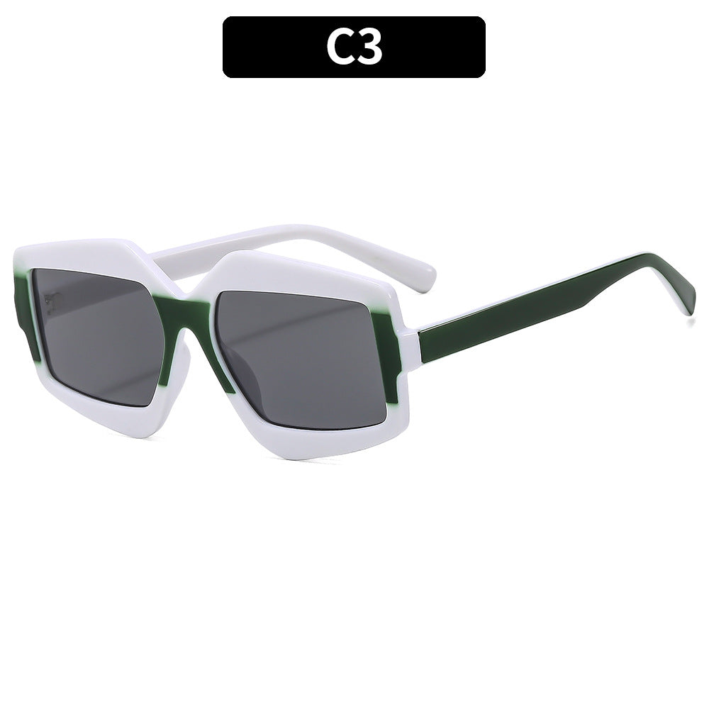 Daring Angular Frame Sunglasses