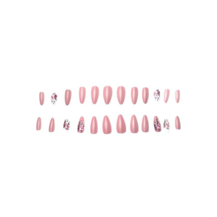 Elegant Floral Nail Art Design Kalsten