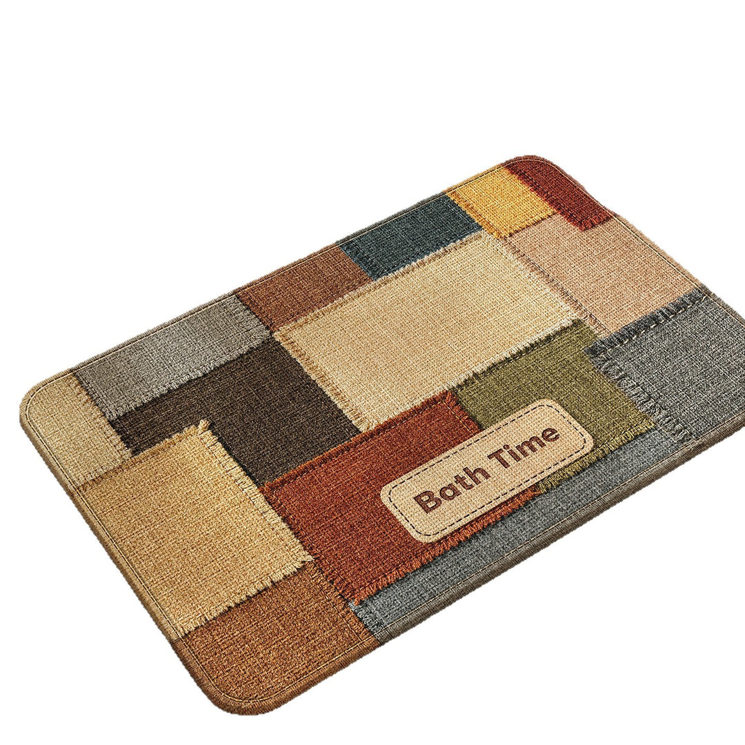 Cozy Patchwork Bath Rug Kalsten