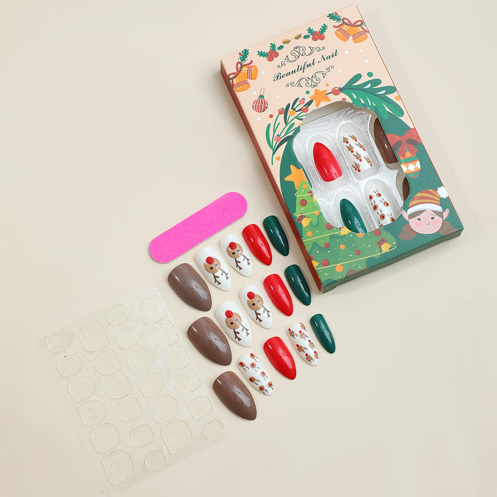 Holiday-Themed Press-On Nail Art Set Kalsten 1788496103