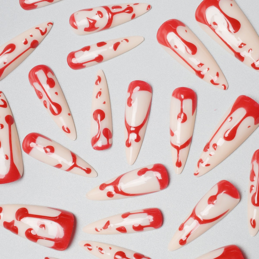 Artistic Halloween Themed Nail Art Kalsten