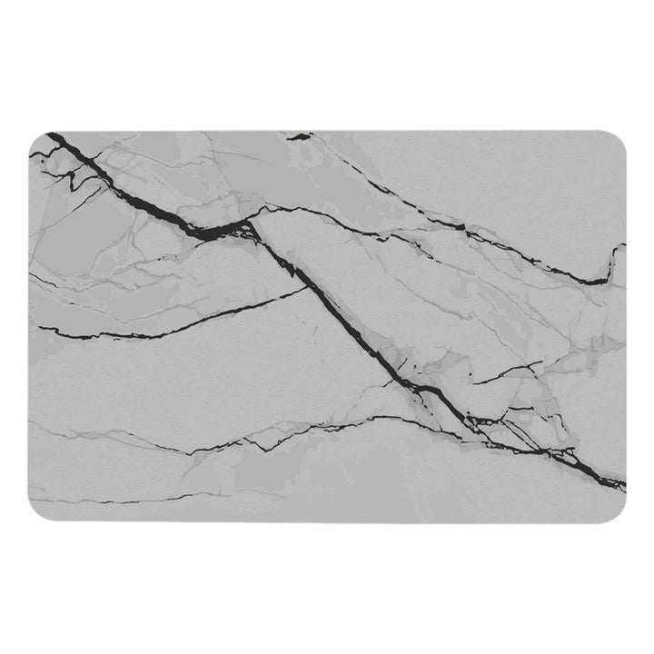 Marble-Inspired Decorative Area Mat