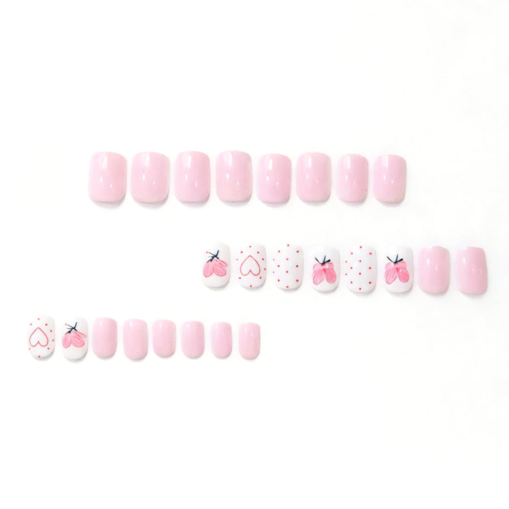Creative Floral Acrylic Nail Art Set Kalsten