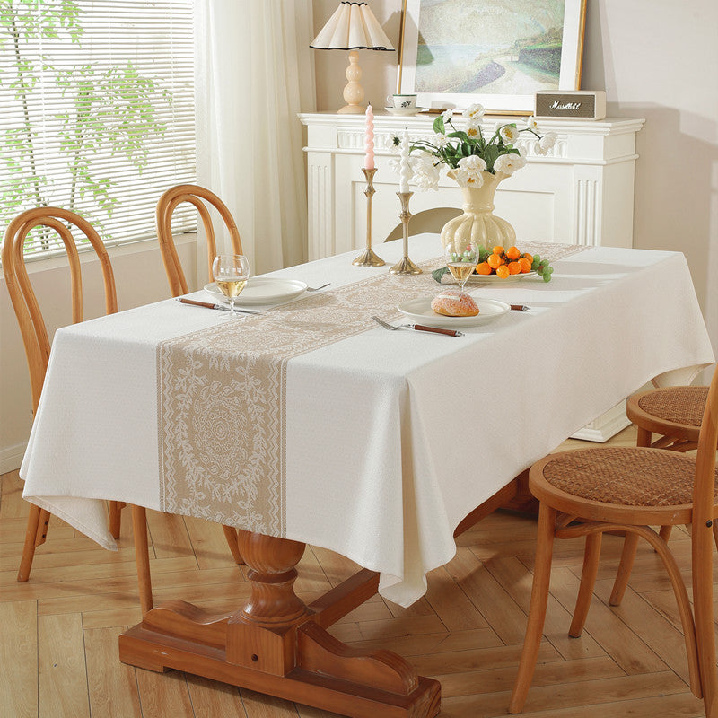 Decorative Woven Tablecloth