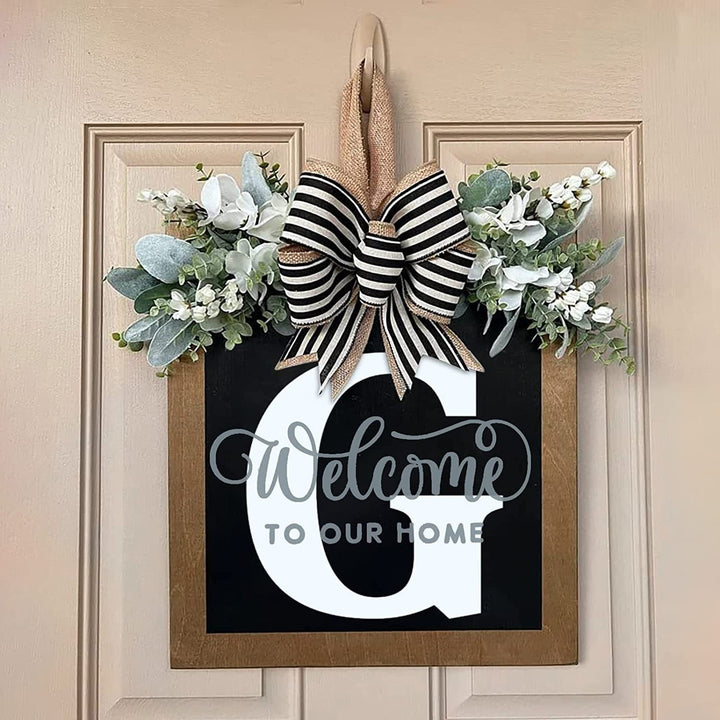 Customizable Welcome Door Sign