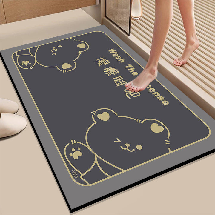 Absorbent Bathroom Mat Kalsten