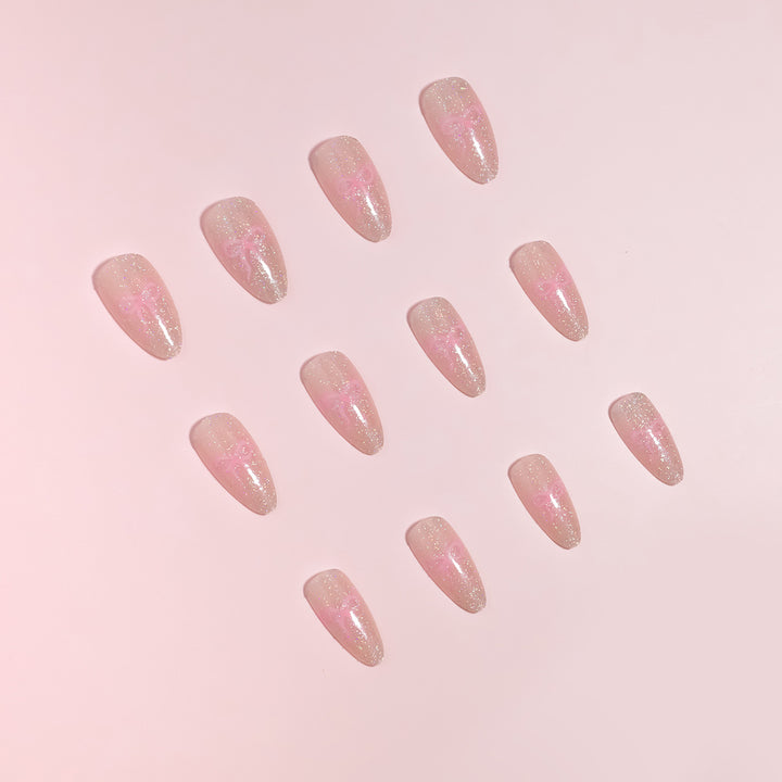 DIY Gradient Glitter Press-On Nails Kalsten