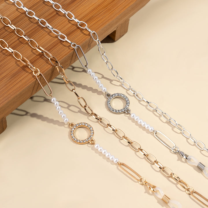 Decorative Pearl-Linked Eyewear Chain Kalsten
