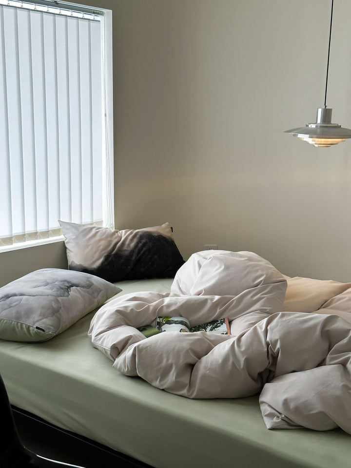 Dotted bedding set made of cotton satin with an extra soft touch