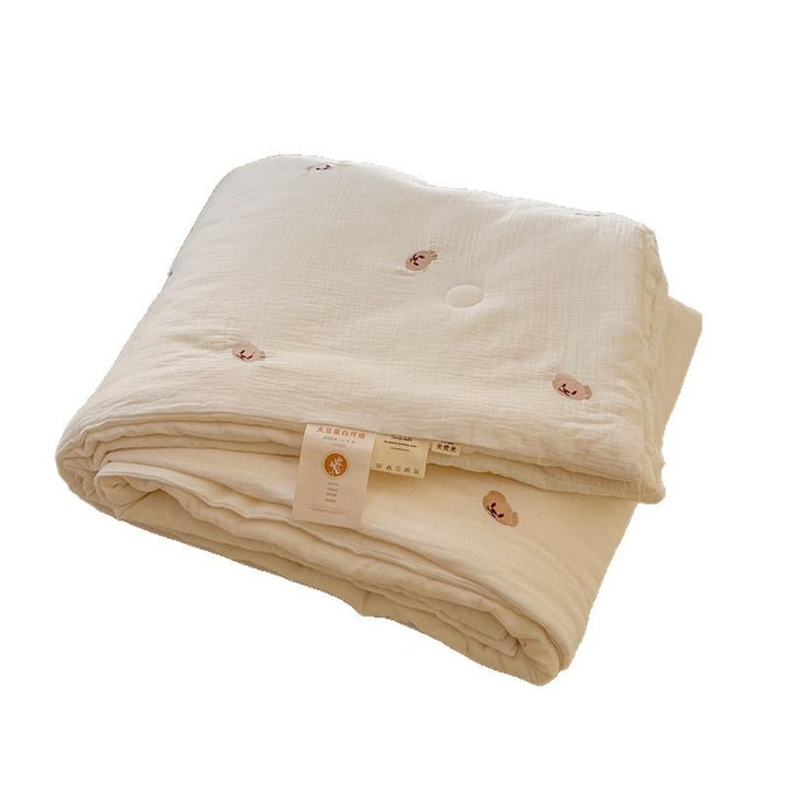 Women lightweight and breathable quilt with delicate floral patterns Kalsten