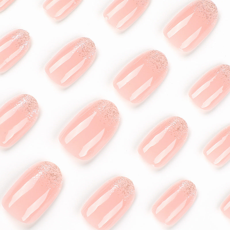 Elegant artificial nails with glitter detail Kalsten