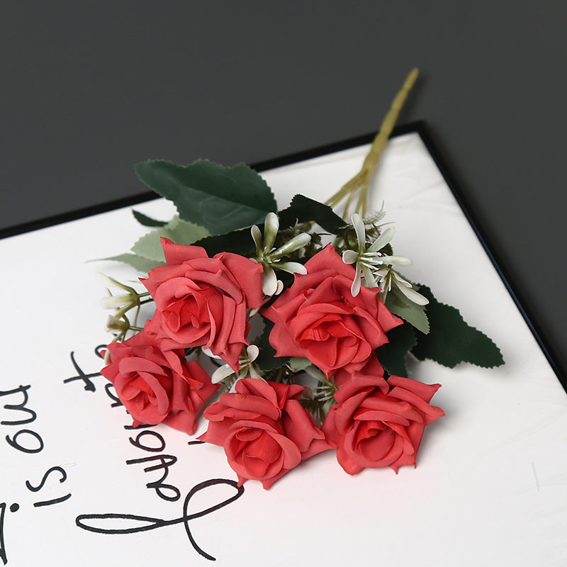 Realistic Artificial Rose Bouquet