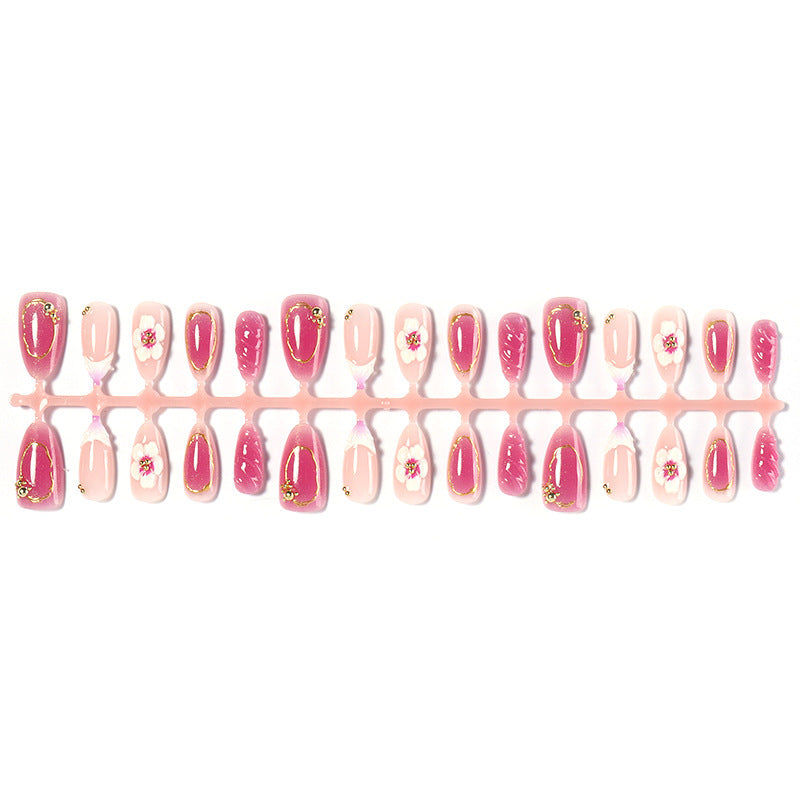 Artistic Floral Press-On Nail Collection kalsten
