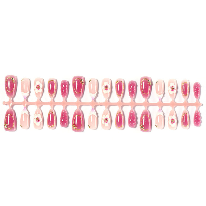 Artistic Floral Press-On Nail Collection kalsten
