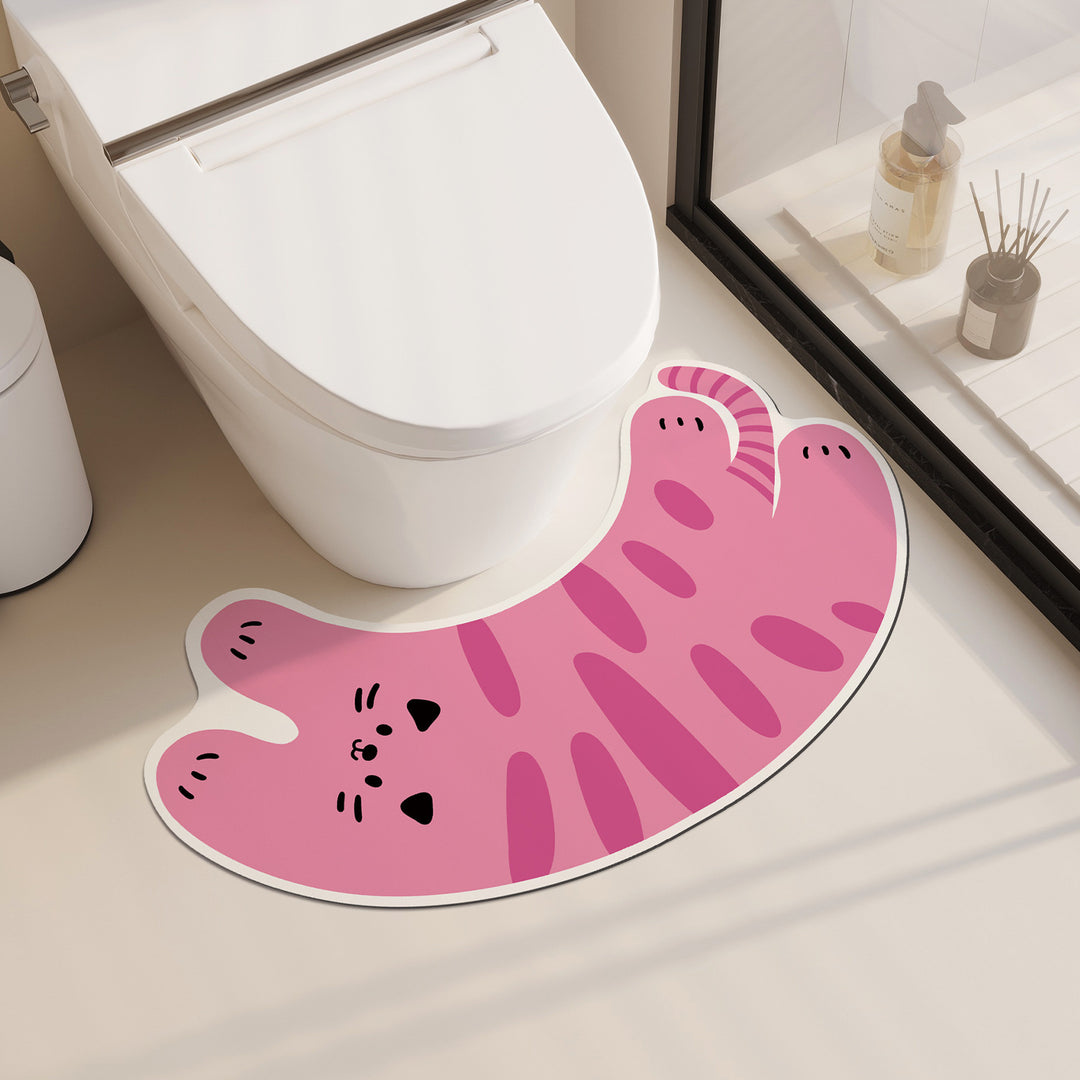 Playful Dog-Themed Bath Mat Kalsten