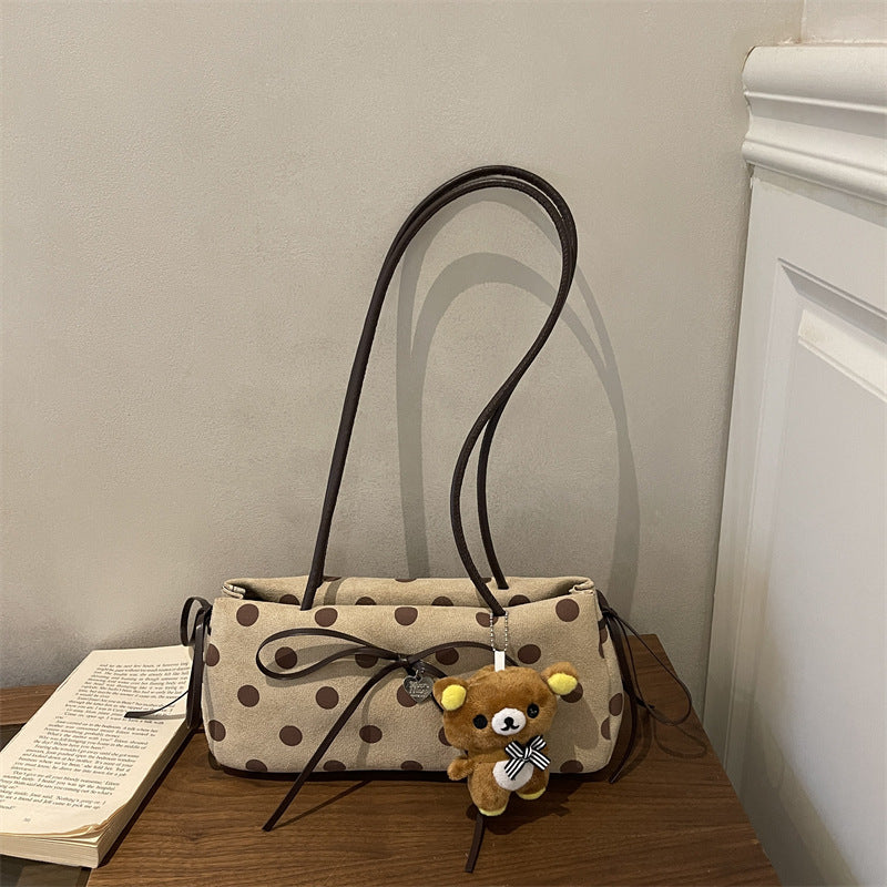 Playful Polka Dot Shoulder Bag