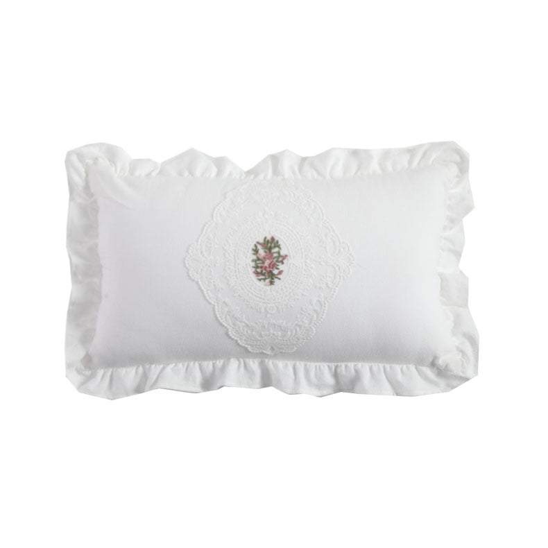 Decorative Embroidered Throw Pillow