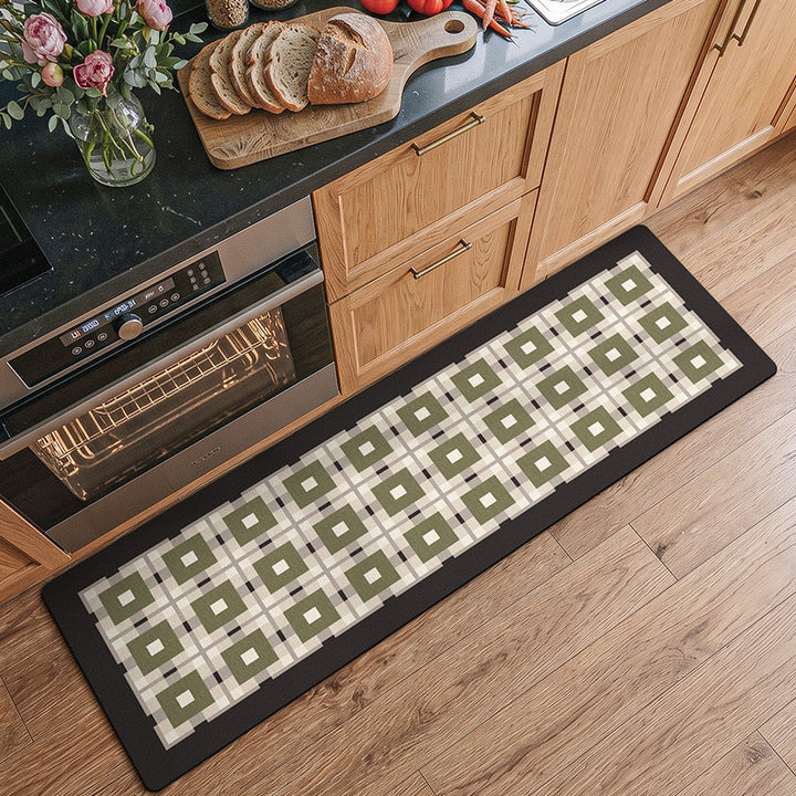 Modern Geometric Pattern Kitchen Runner Mat