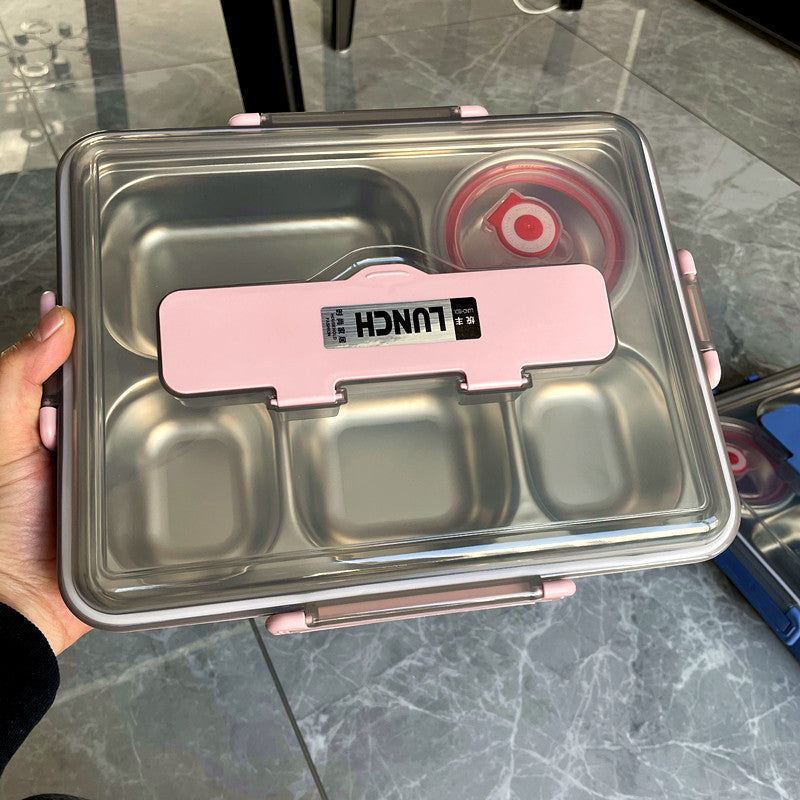 Multi-Compartment Stainless Steel Lunch Box