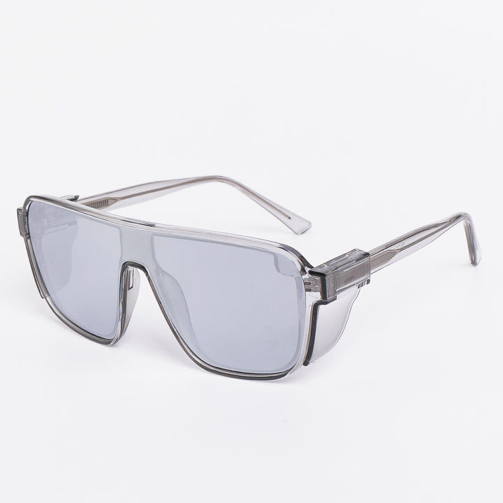 Women's sporty sunglasses in a futuristic design with colored lenses Kalsten