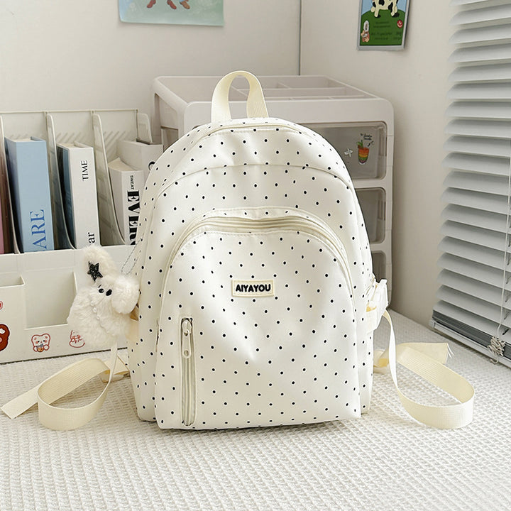 Charming Polka Dot Backpack