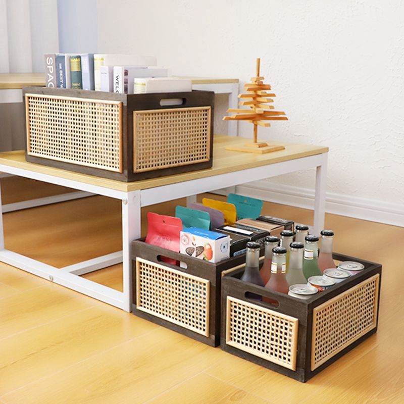 Versatile Wooden Storage Basket Kalsten