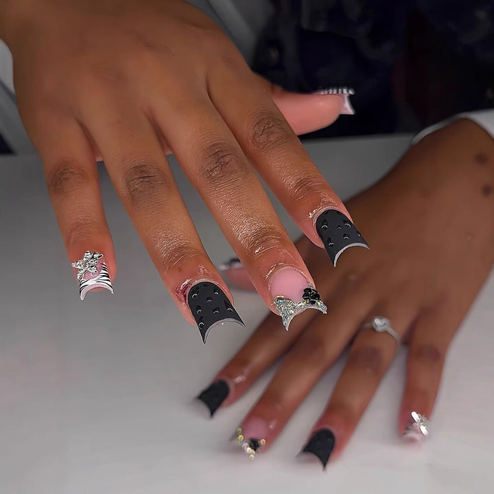 Floral Accent Nail Art Extensions Kalsten