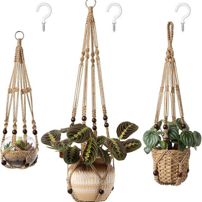 Decorative Macramé Plant Hanger Set